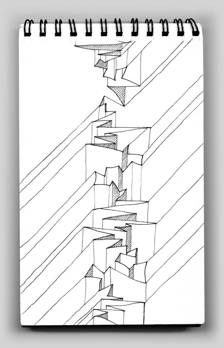 Untitled (book 22, sketch 16) by Natale Adgnot 