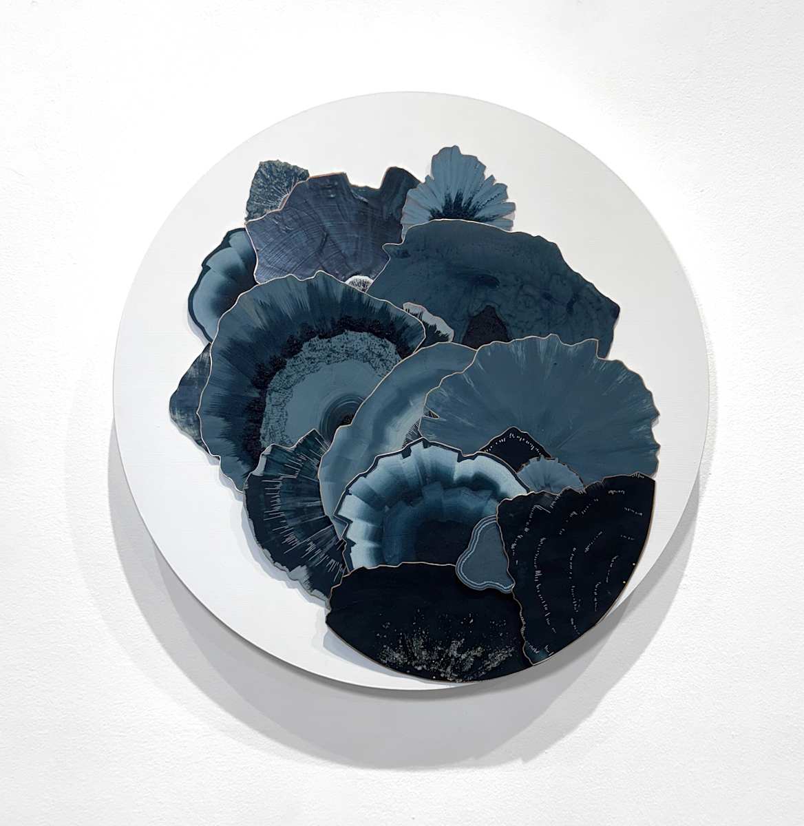 Blue Polypore Round II by Natale Adgnot 