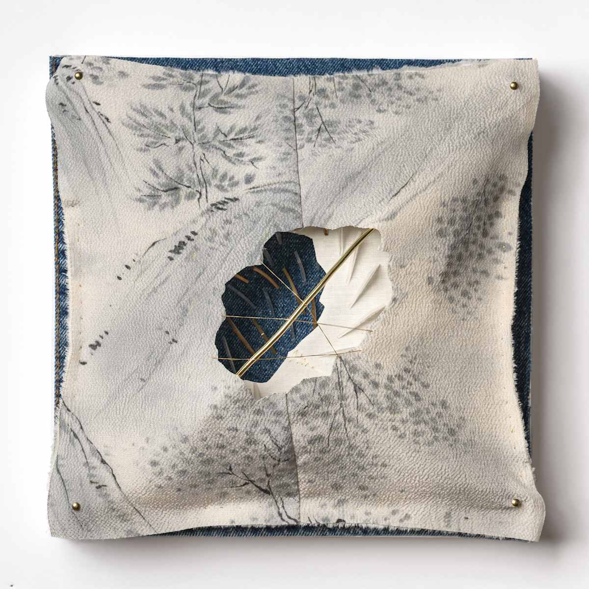 Spike Denim Square by Natale Adgnot 