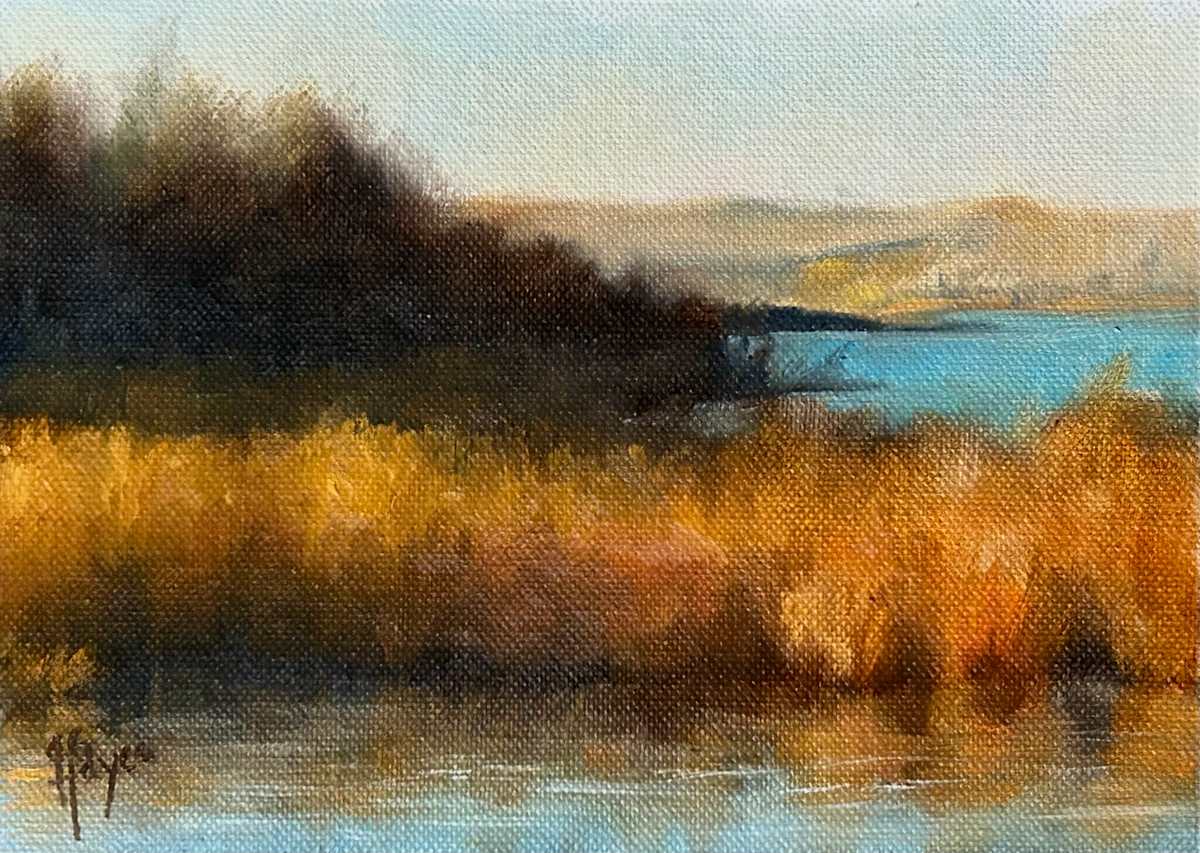 Golden Grasses by Julie Gowing Hayes 