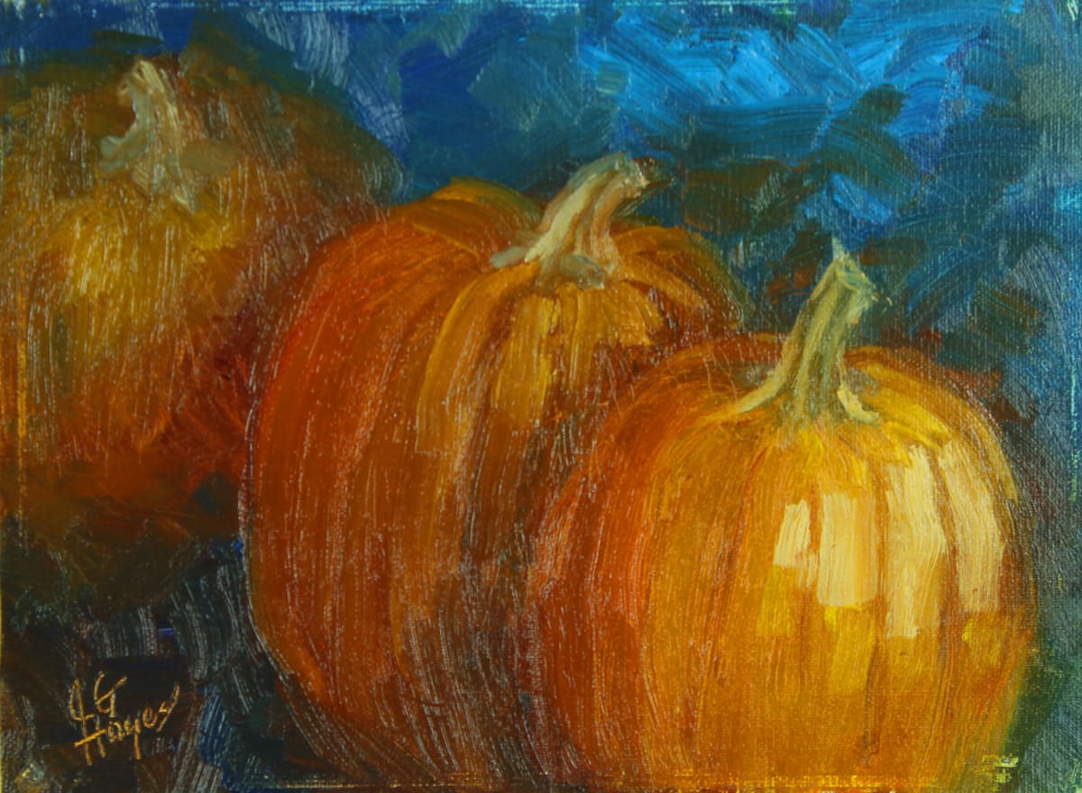 Pumpkin Harvest by Julie Gowing Hayes 