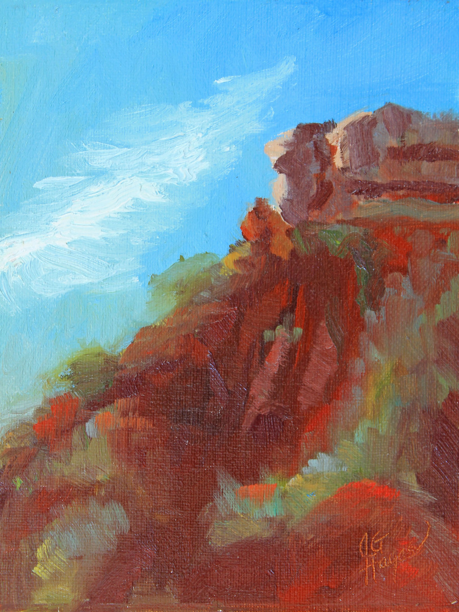 Gloss Mountain Afternoon by Julie Gowing Hayes 