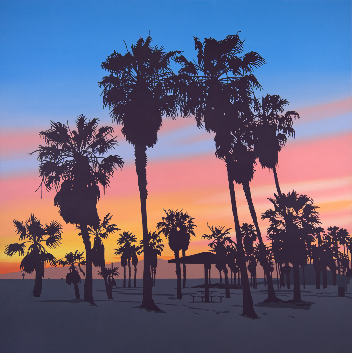 Venice Beach Palms by Lindsey Warren 