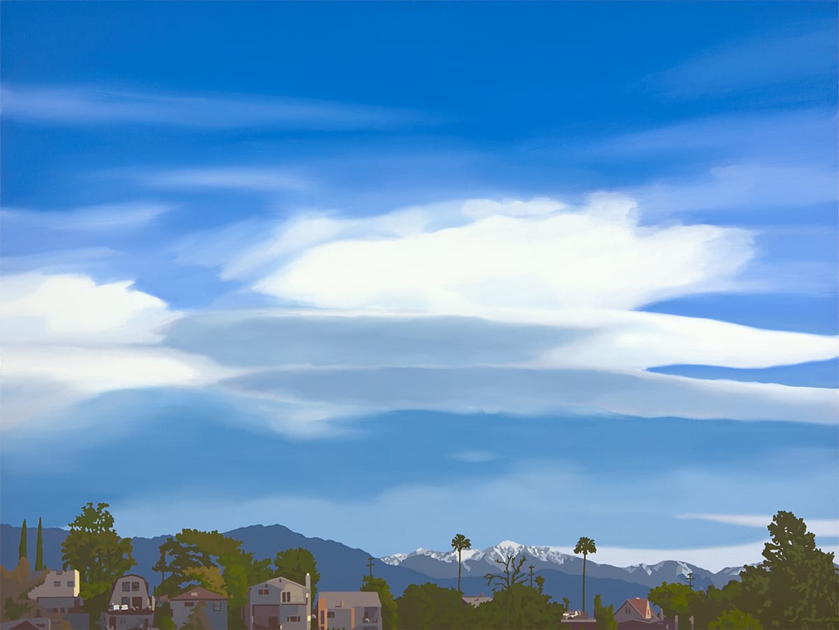 San Gabriel Snow Caps by Lindsey Warren 