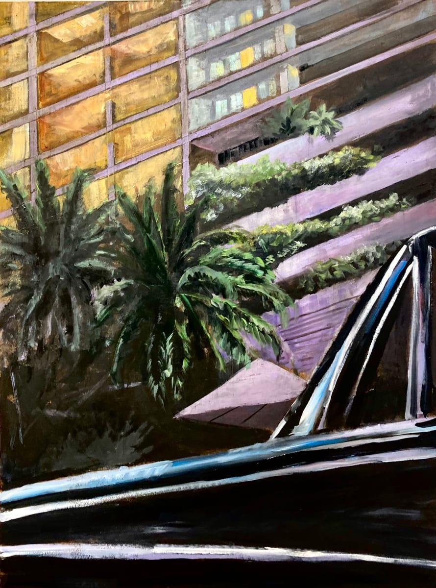 Merc Palms and Tower by Nicholas P Aplin, Image 1.