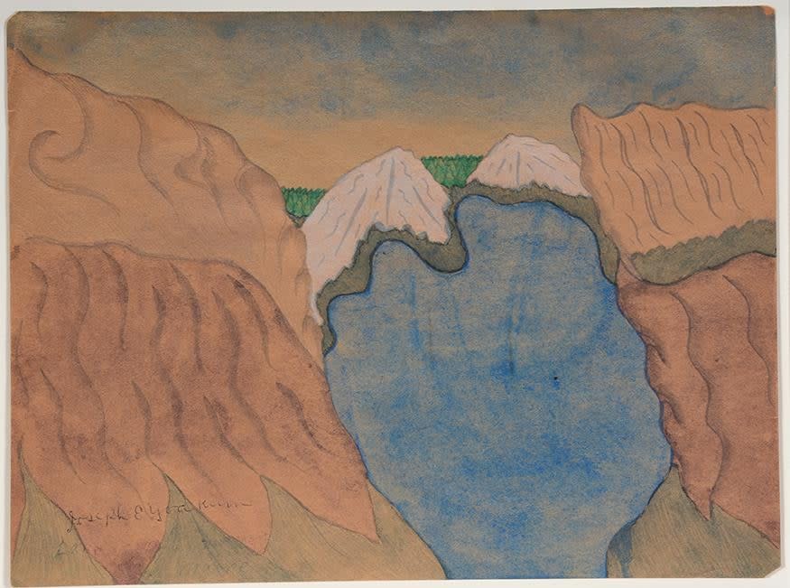 Lake Country In Northwest Maine by Joseph Yoakum 