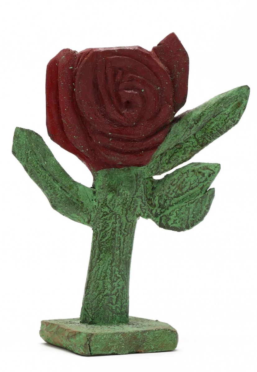 Red Rose by Elijah Pierce 