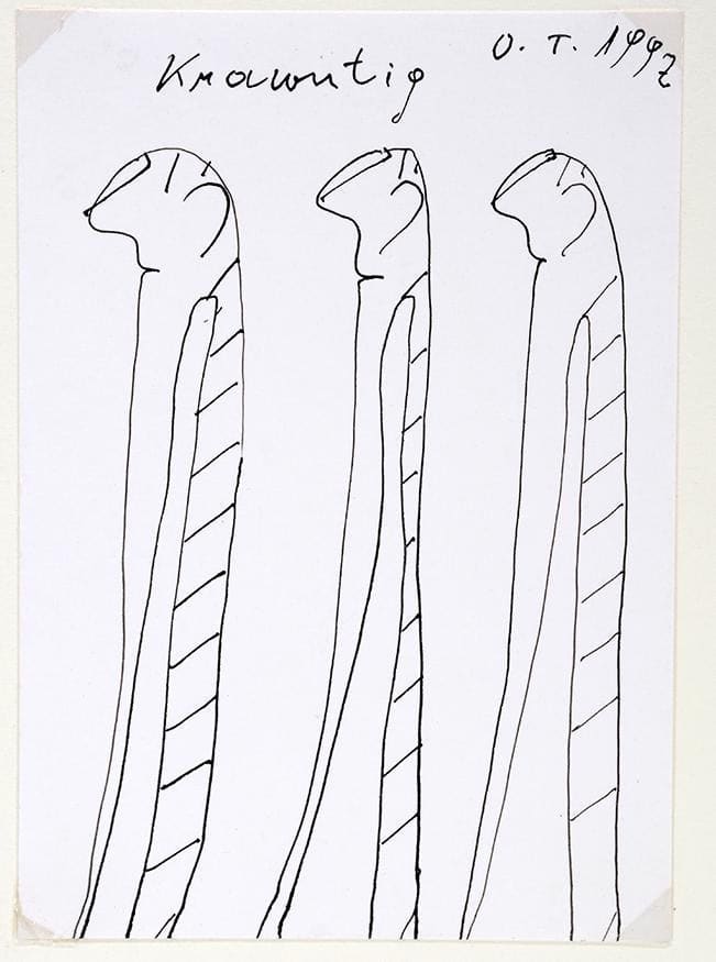 Three Figures by Oswald Tschirtner 