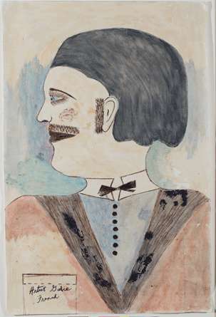 Waiter (BST-023) by Lee Godie, Image 1.
