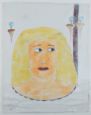 Women with Sconces (BST-026) by Lee Godie 