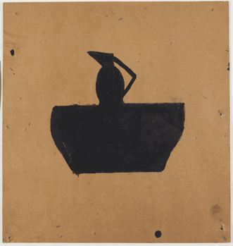 Washbasin & Pitcher by Bill Traylor, Image 1.