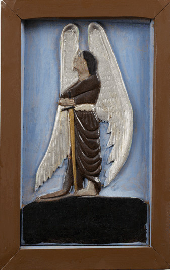 The Archangel Michael (BST-128) by Elijah Pierce 