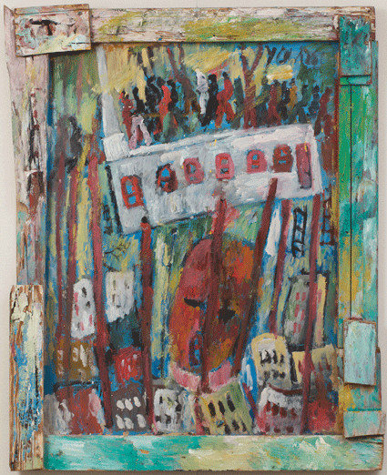 Jail was Heat by Purvis Young 