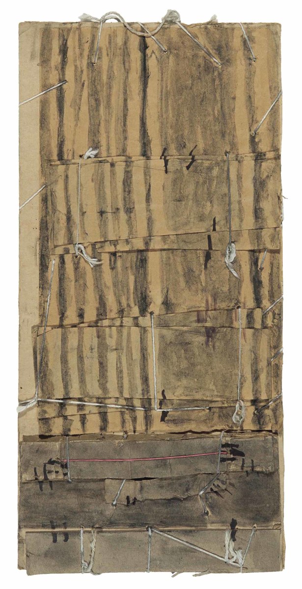 Untitled Construction (Wall Detail) by James Castle 