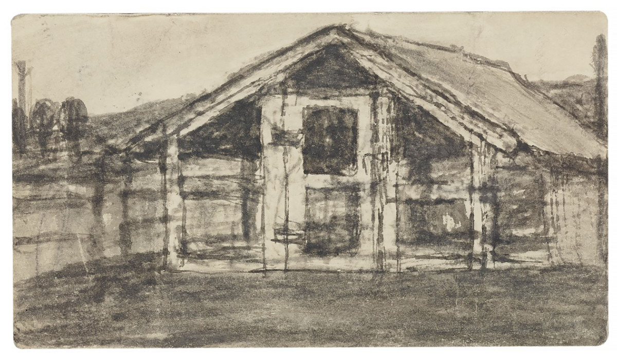 Untitled (Barn) by James Castle 