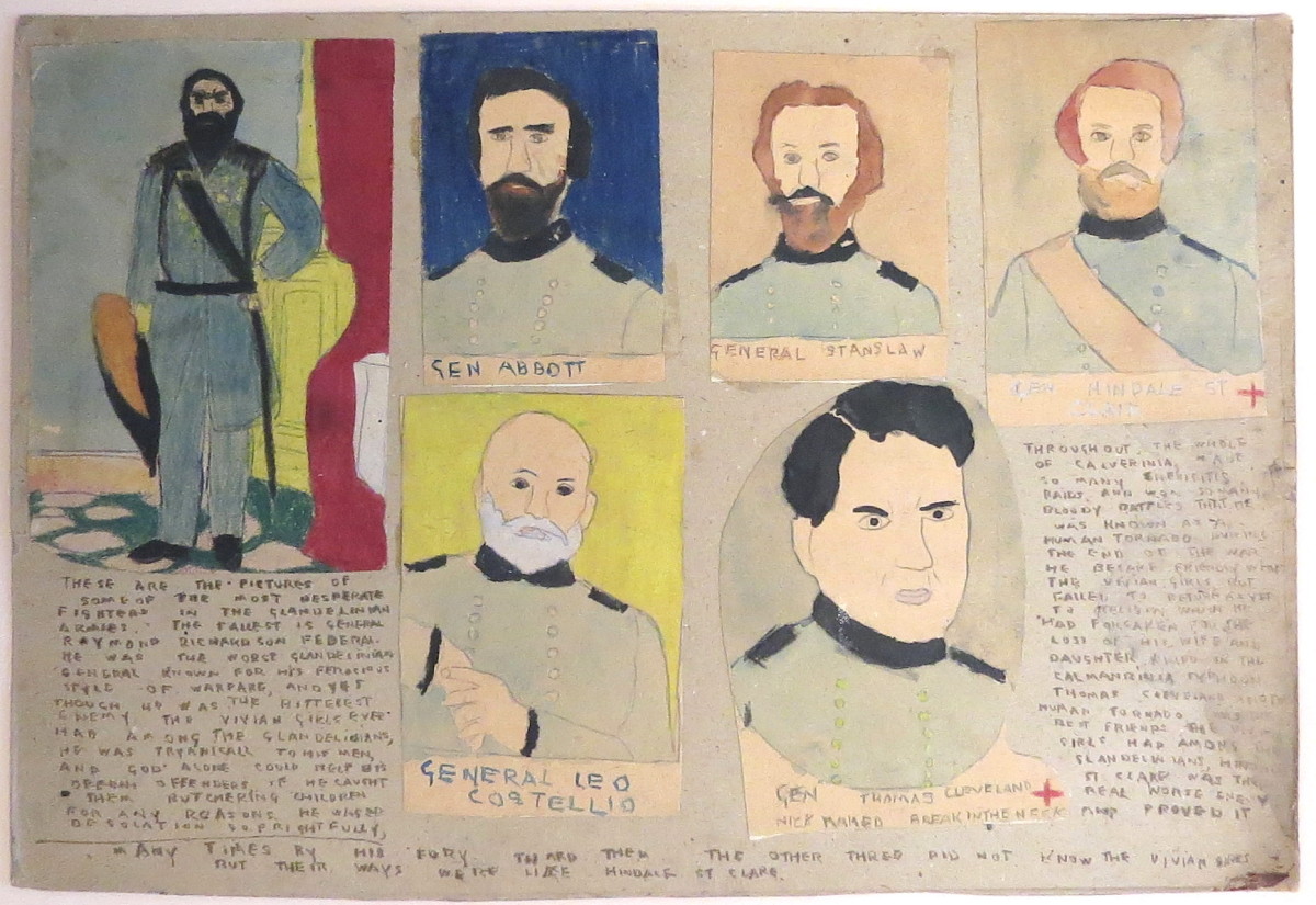 The Pictures of the Most Desperate Fighters in the Glandelinian Armies by Henry Darger 