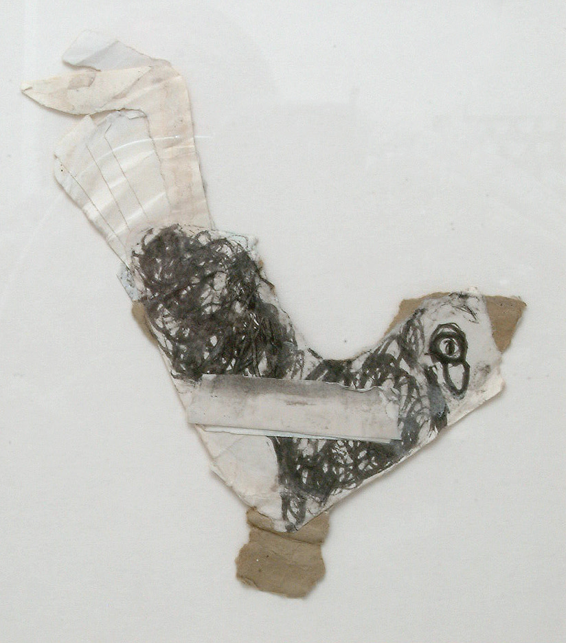 Untitled (Gray Bird) by James Castle 