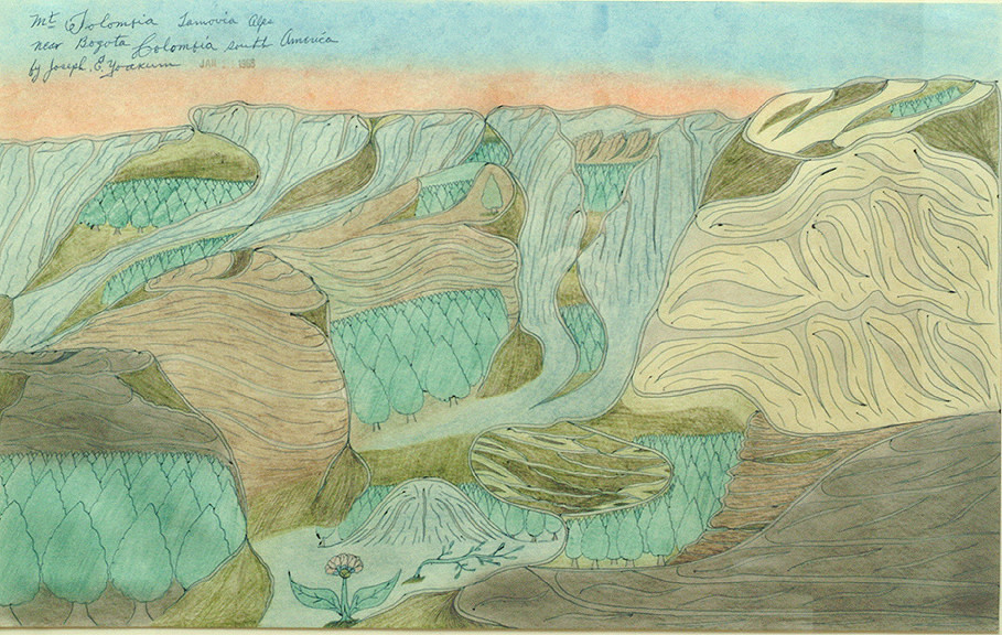 Mount Jolombia by Joseph Yoakum 