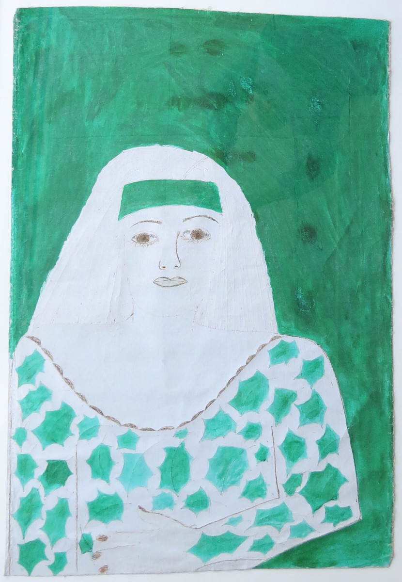 Women in Green by Lee Godie 