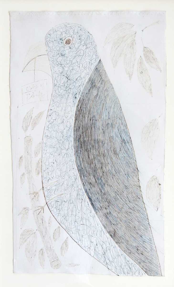 Blue Bird by Lee Godie, Image 1.
