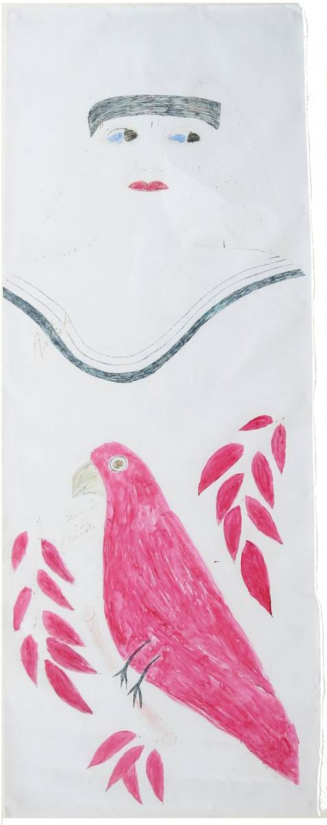 Women and Bird by Lee Godie, Image 1.