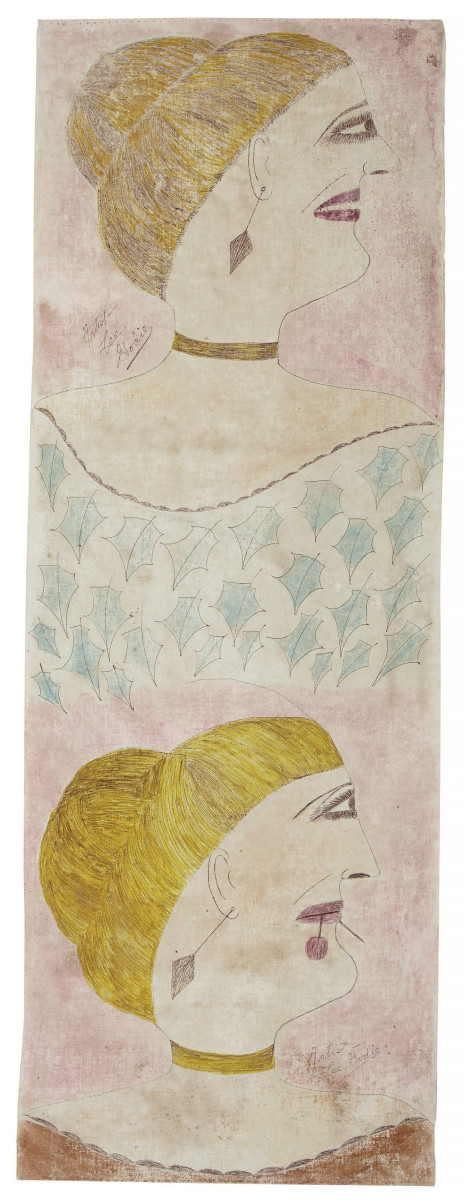 Two Women by Lee Godie 