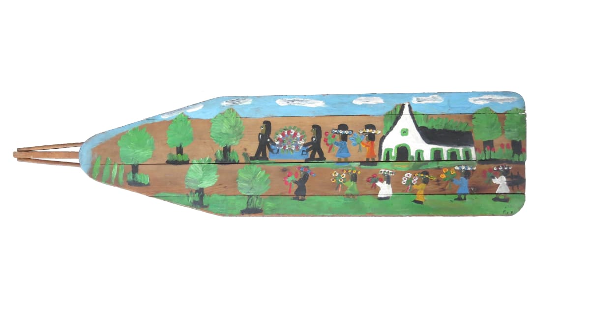 Funeral Procession by Clementine Hunter, Image 1.