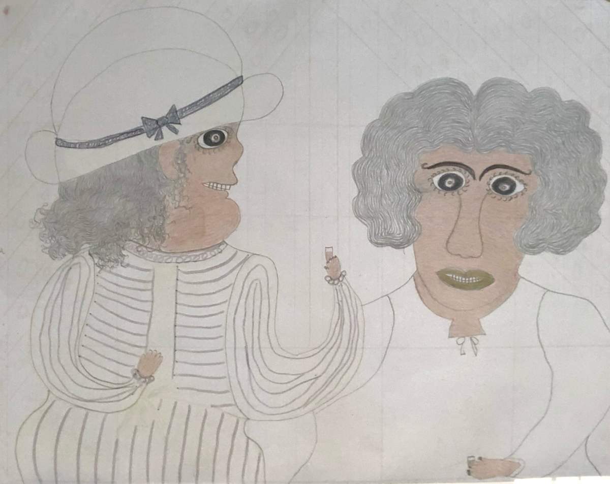 Two Figures by Inez Nathaniel Walker, Image 1.