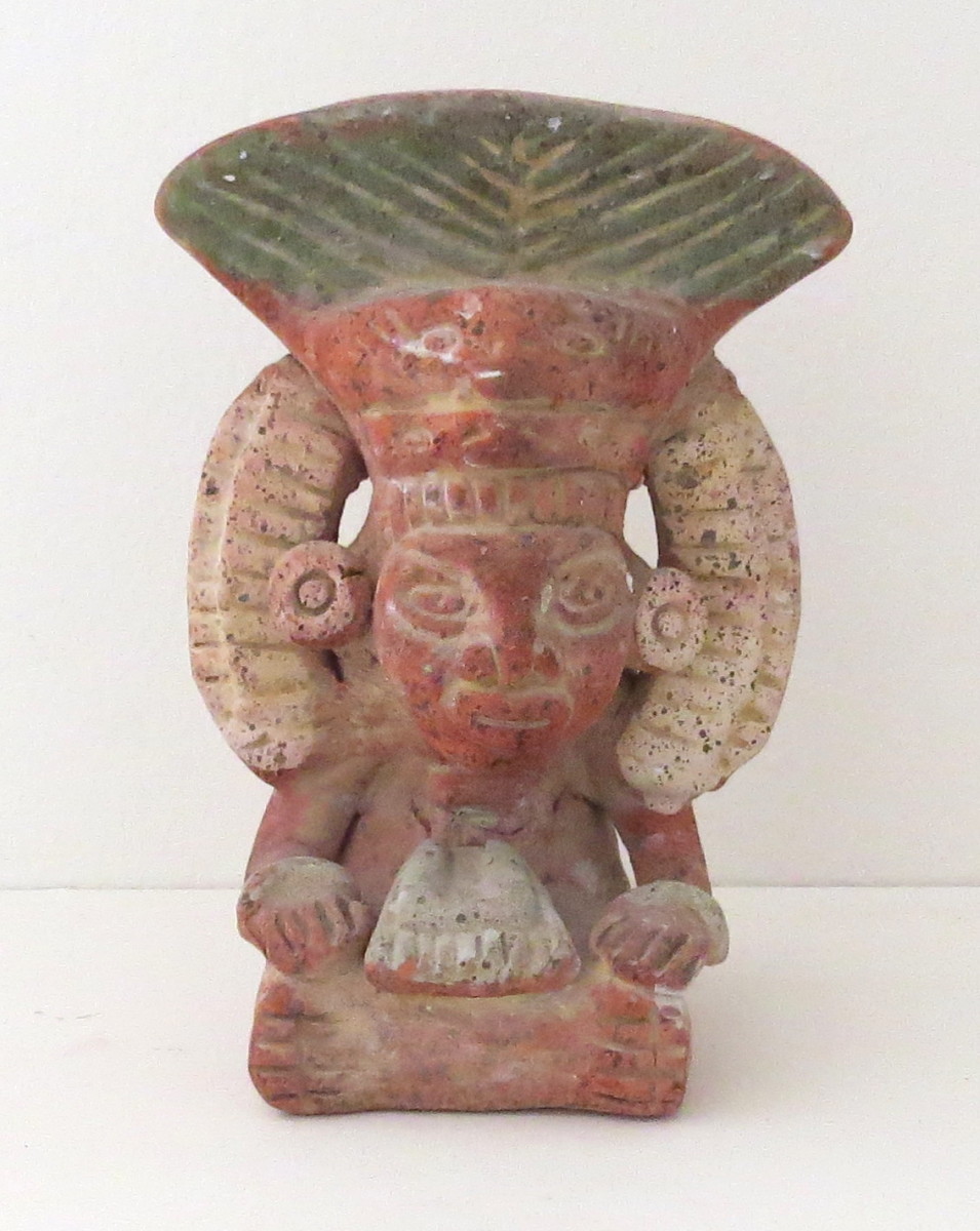 Seated Figure by Pre-Columbian, Image 1.
