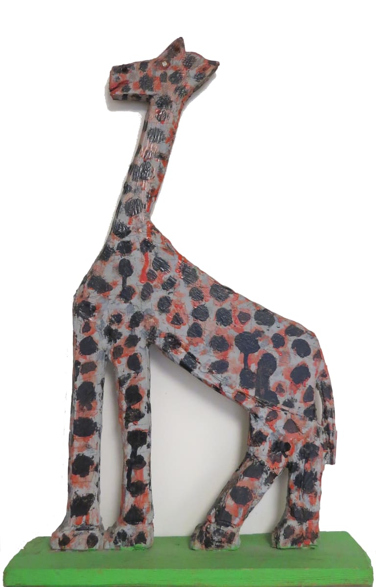 Giraffe by Elijah Pierce, Image 1.