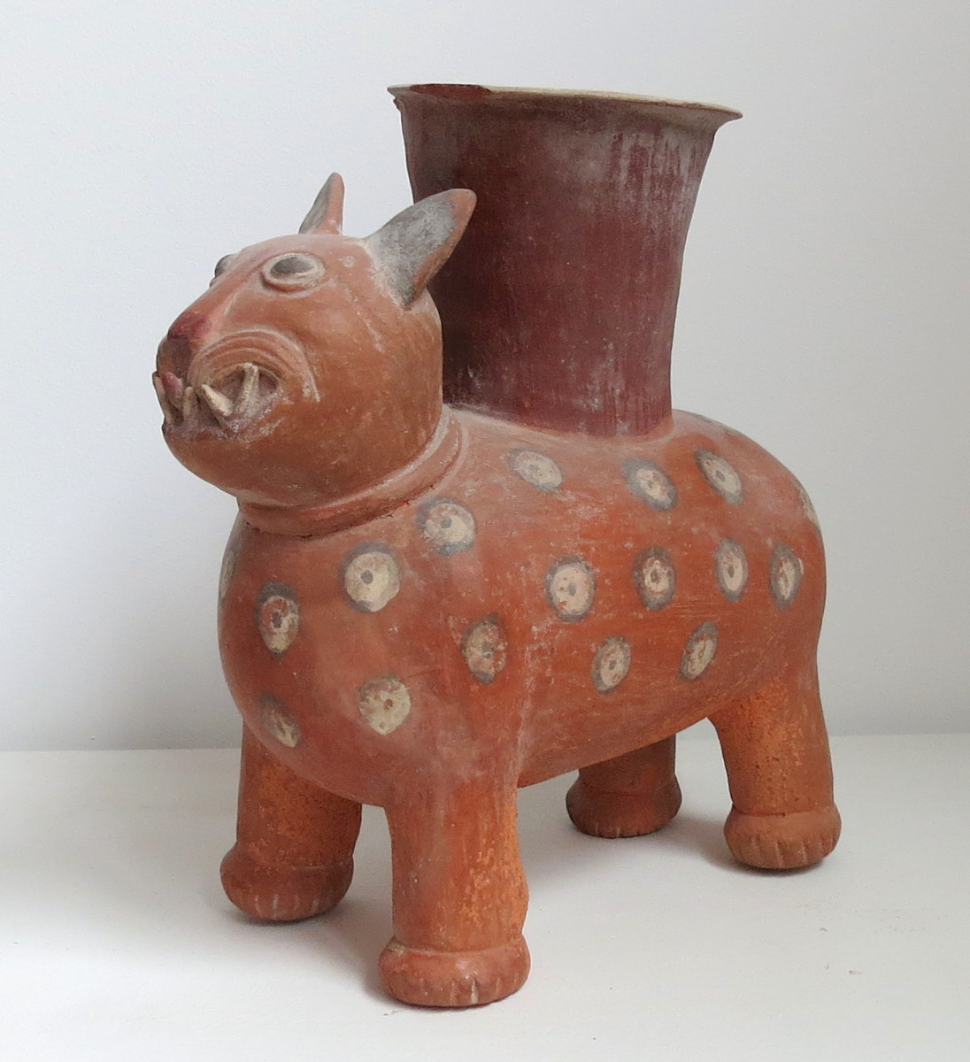 Jaguar Vessel by Pre-Columbian, Image 1.