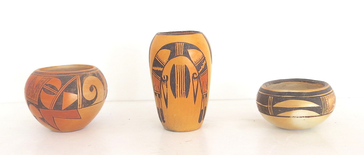 Untitled (Three Vessels) by Pre-Columbian 