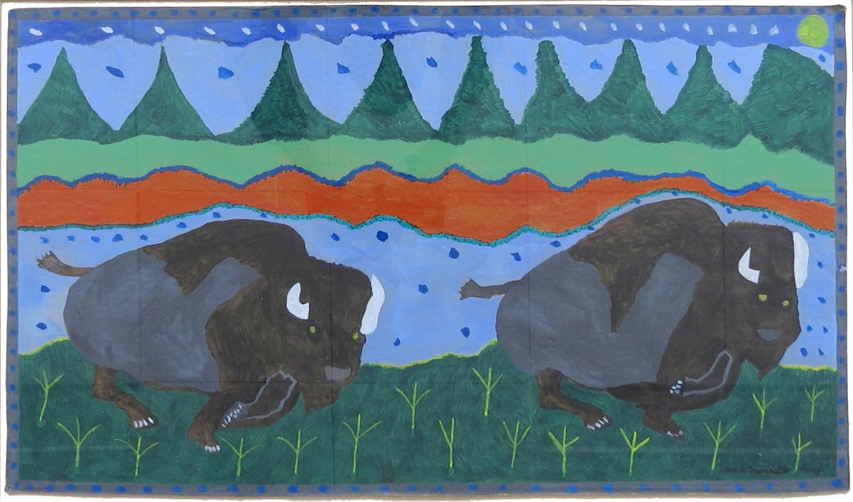 Buffalo by Lamont (Old Ironsides) Pry, Image 1.