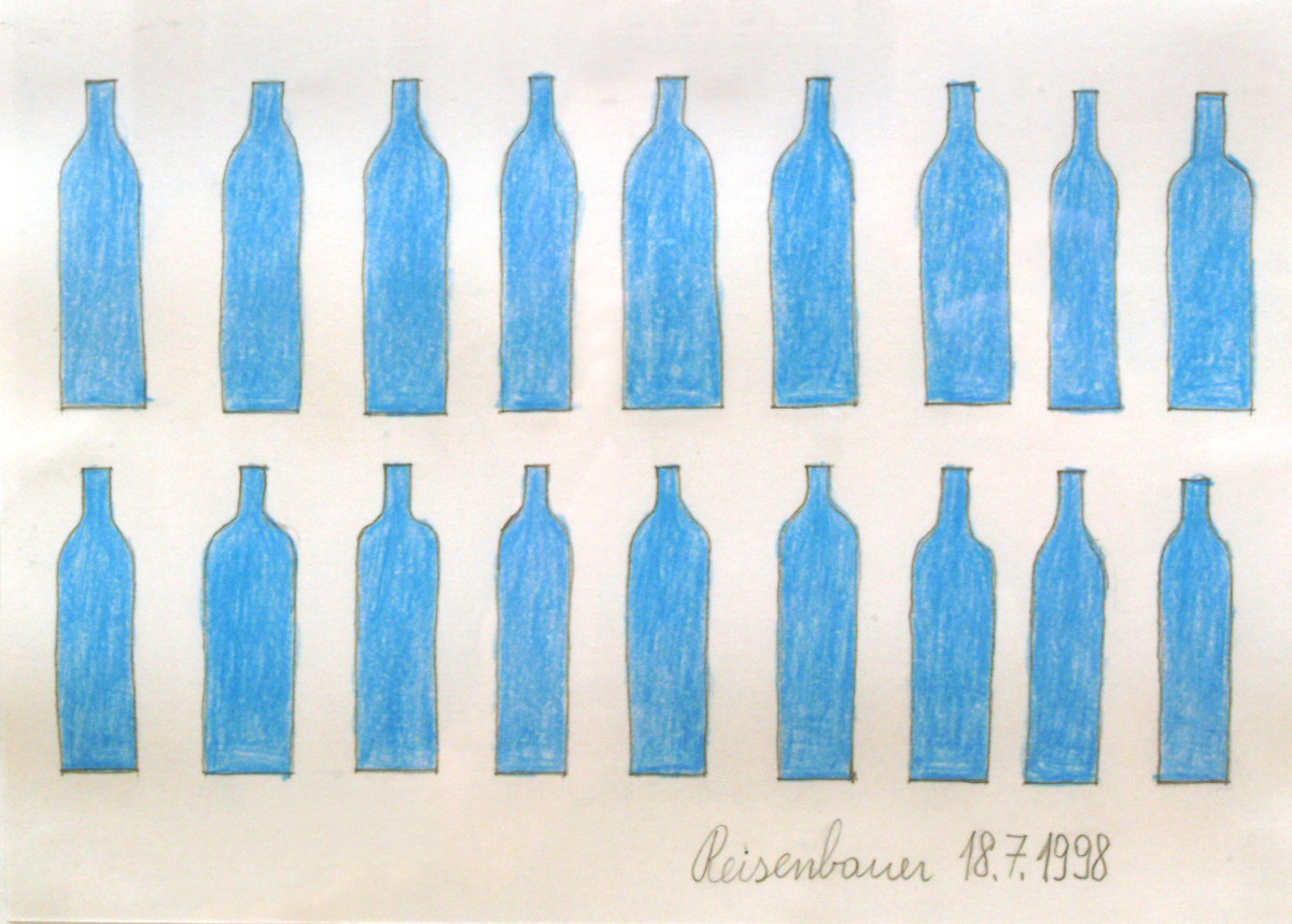 Blue Bottles by Heinrich Reisenbauer 