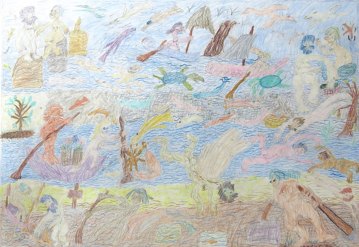 People in Water by Willie Stokes 