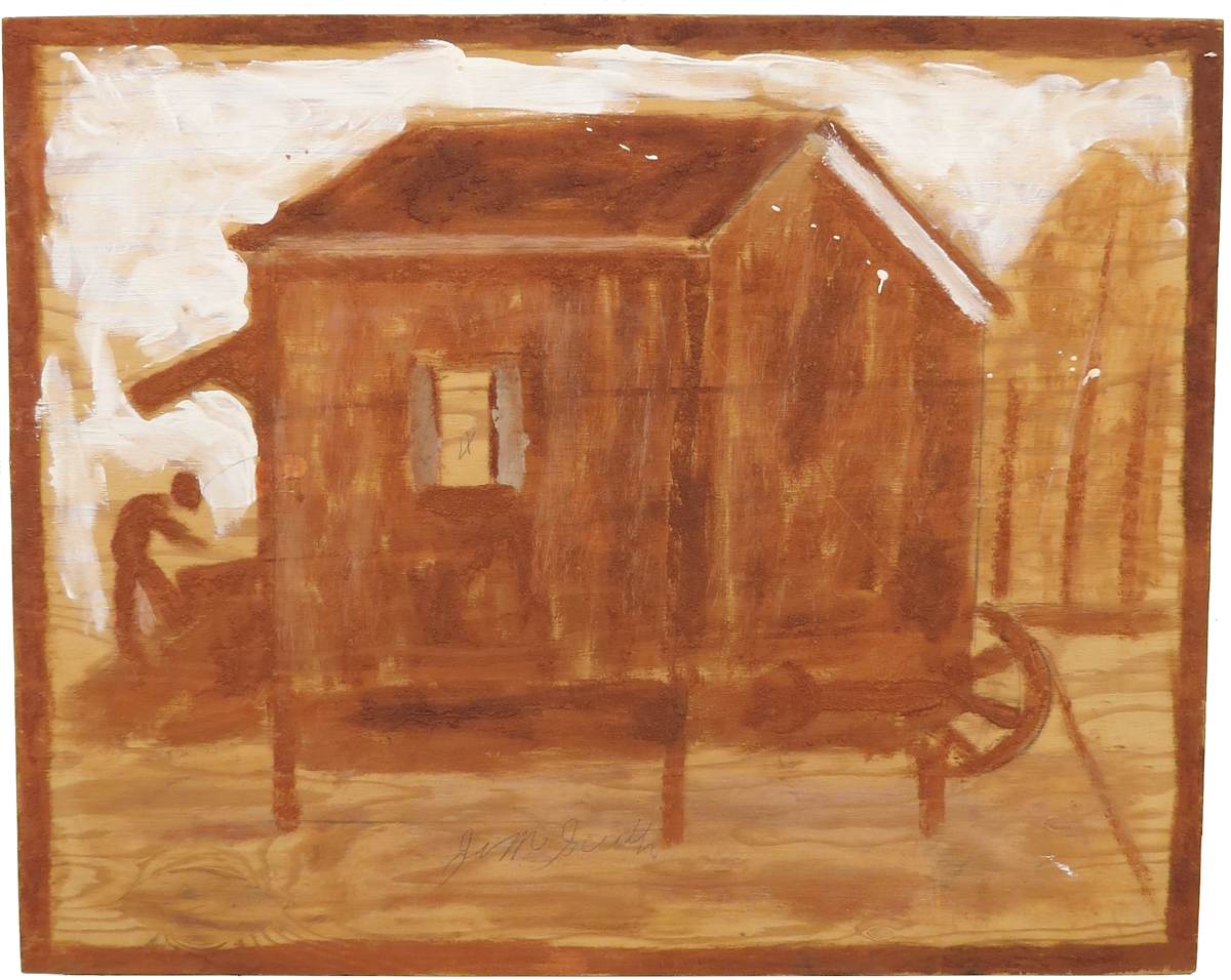 Untitled (Building) by Jimmy Lee Sudduth, Image 1.