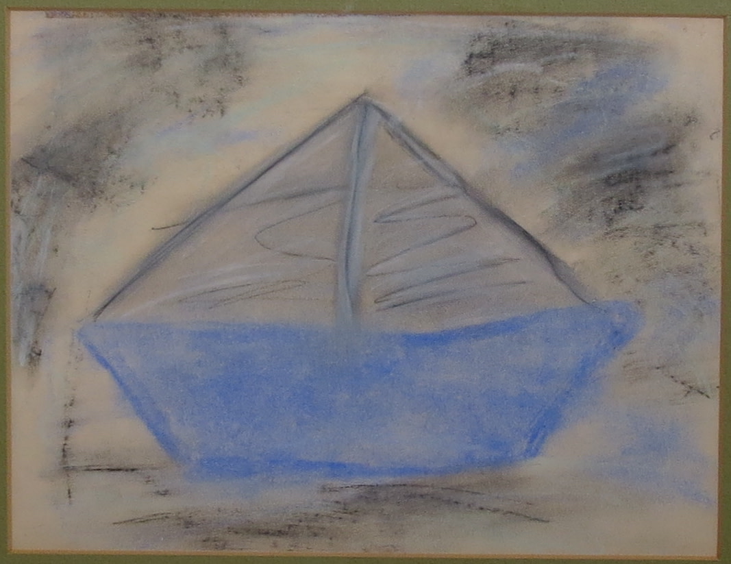 Blue Boat by Unidentified 