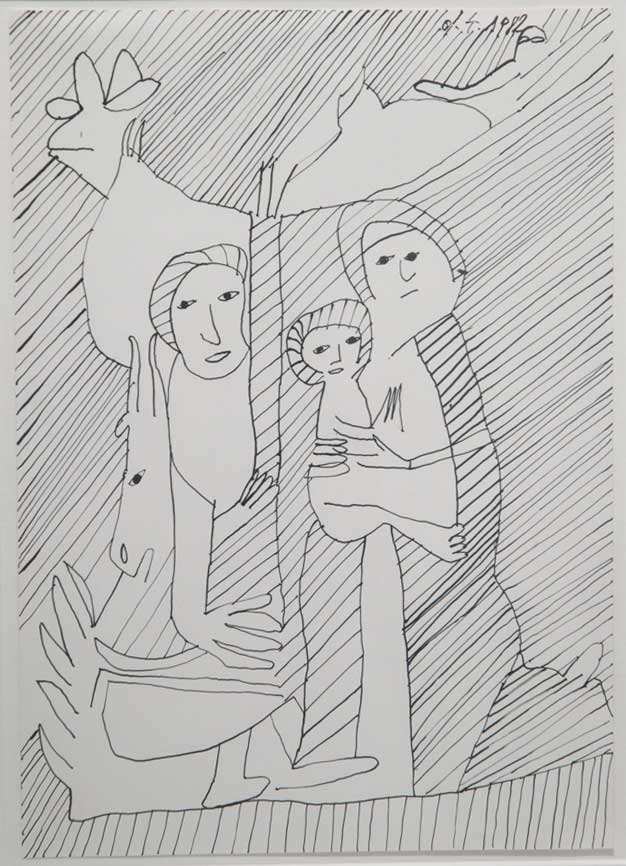 Nativity by Oswald Tschirtner, Image 1.