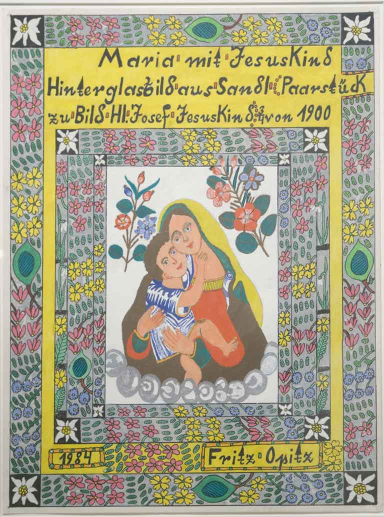 Jesus and Mary by Fritz Opitz 