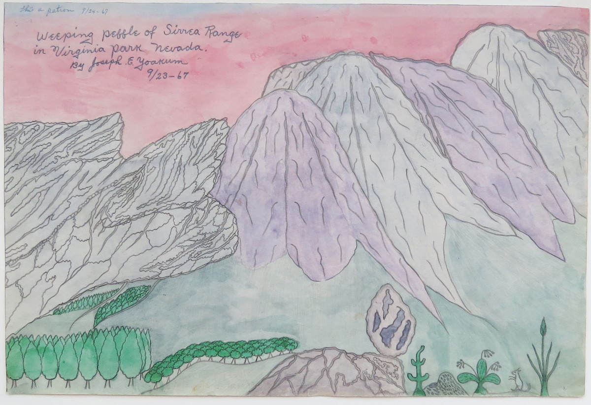 Weeping Pebble of Sirrea Range in Virginia Park Nevada by Joseph Yoakum 