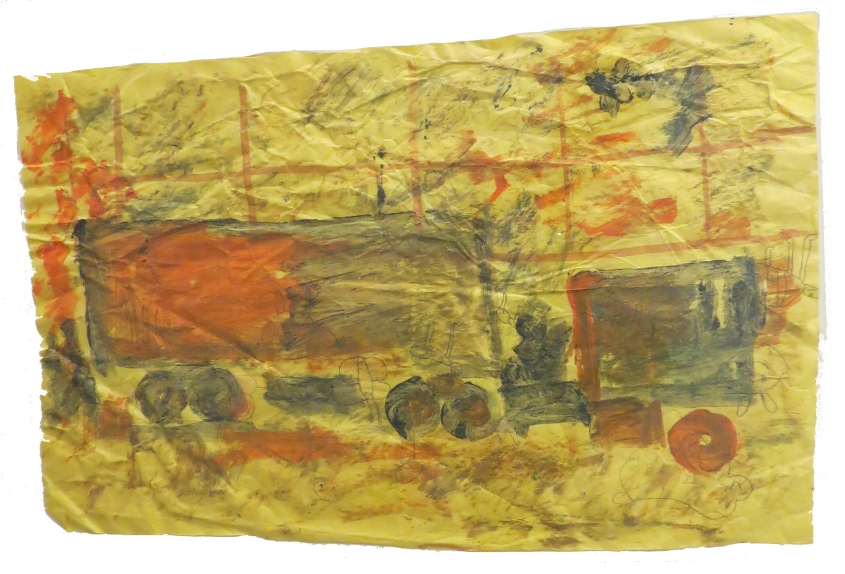 Untitled (Truck) by Purvis Young 