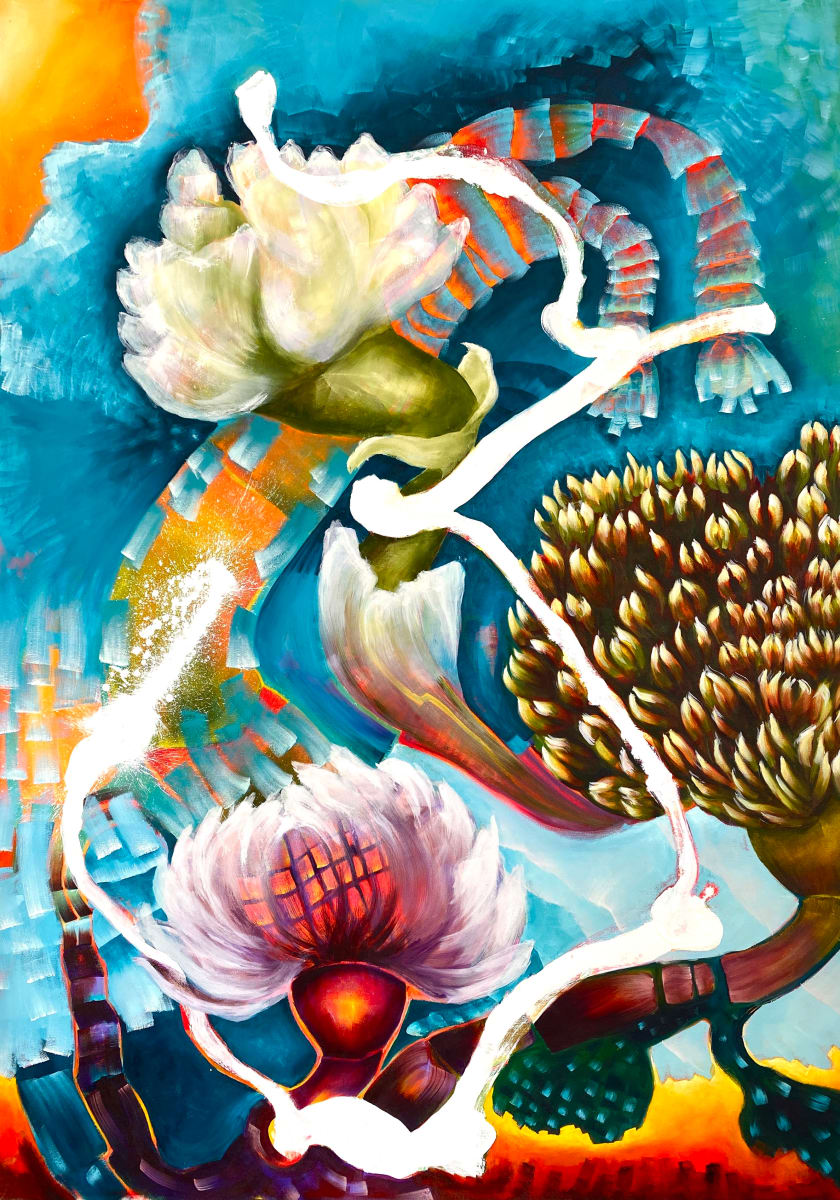 The Azure Lotus 1 by Kaye Freeman, Image 3.