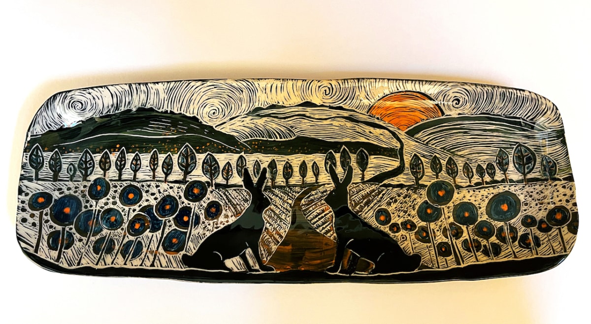 Yonder Platter by Patricia Griffin, Image 1.