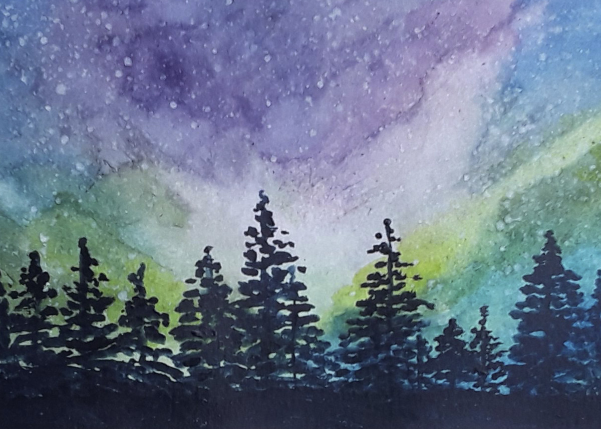 Northern Lights by Cheryl Dinsdale 
