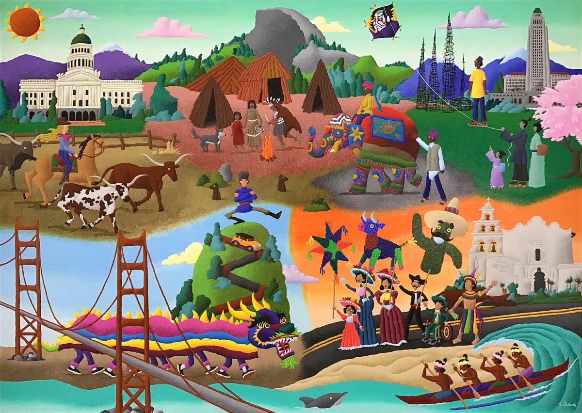 Multi-Cultural California by Bill Davis, Image 2.