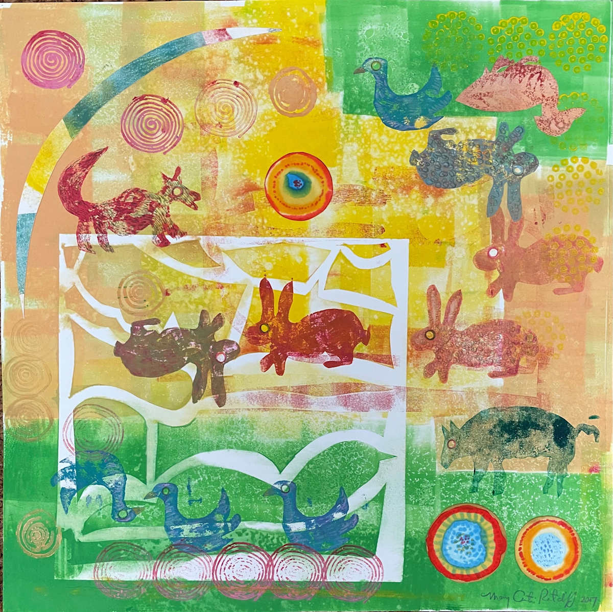 Animals Awry I by Mary Curtis Ratcliff, Image 1.