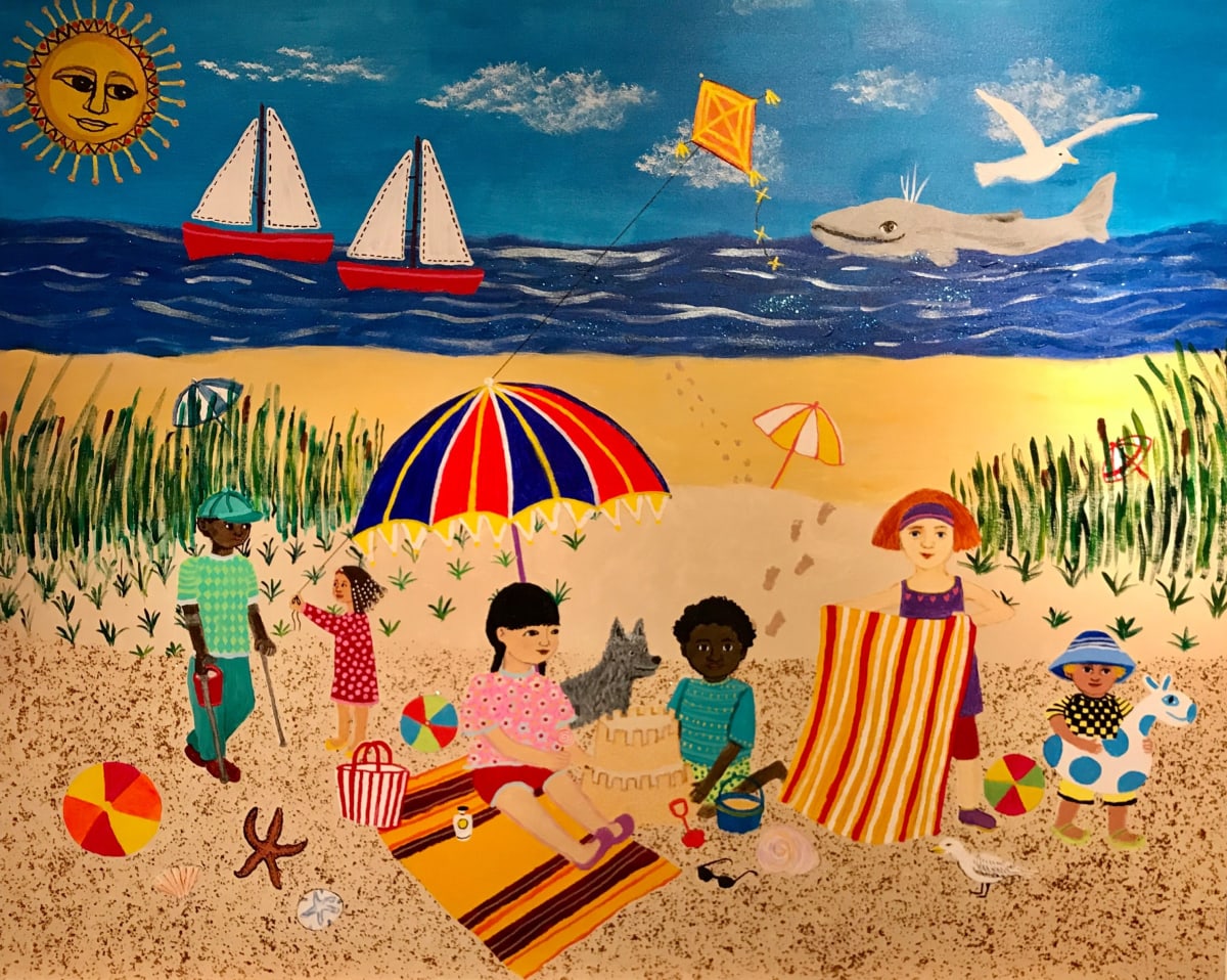 Beach Day aka Playtime at the Beach by Evelyn Berde 