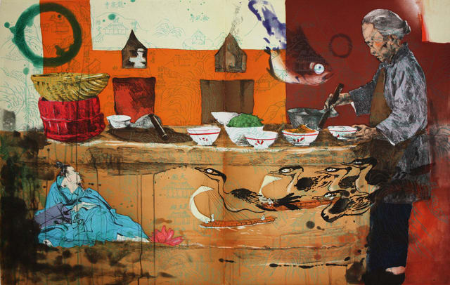 Luzao (Stove) by Hung Liu, Image 1.