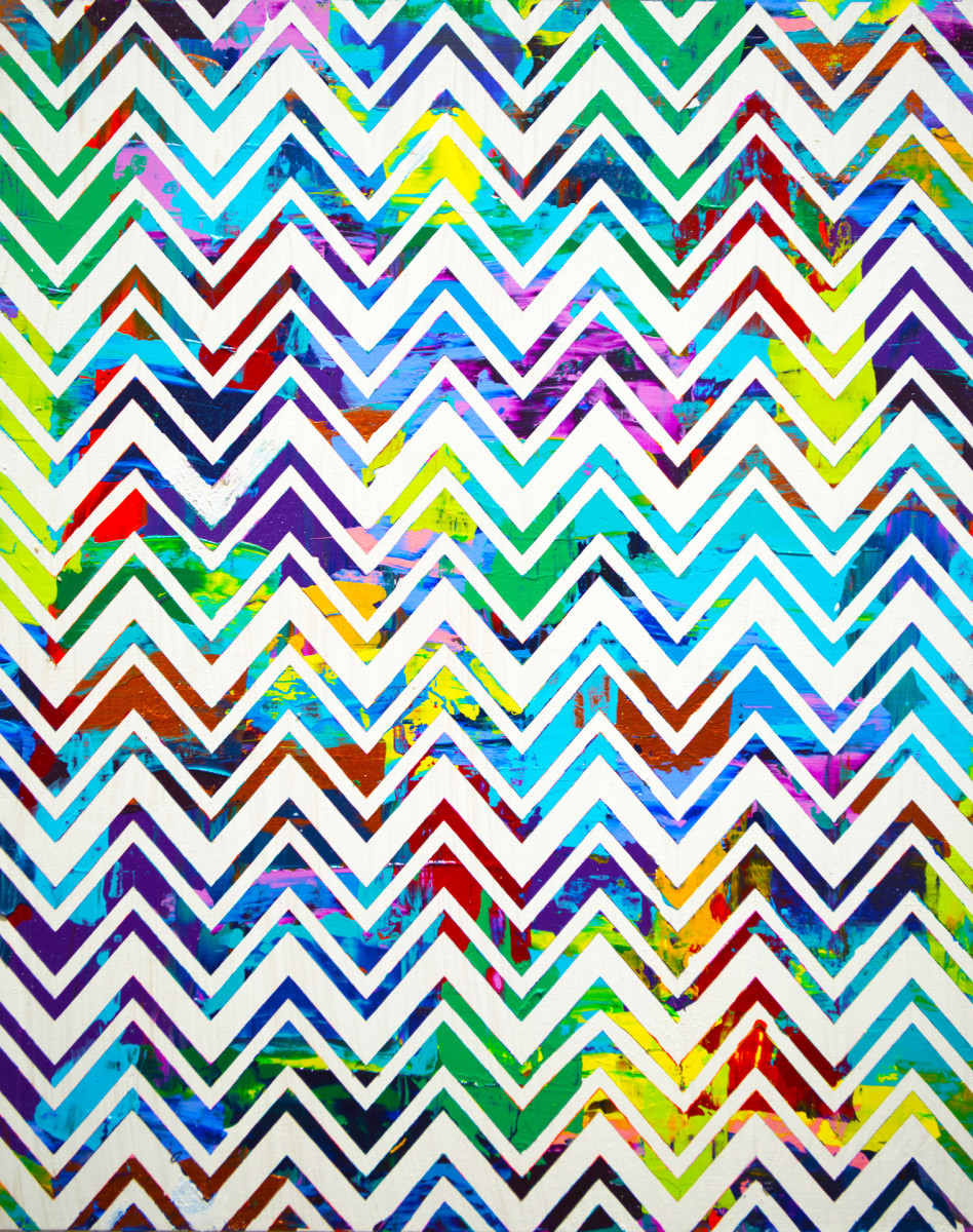 Chevron Mountains by Sean Christopher Ward, Image 1.