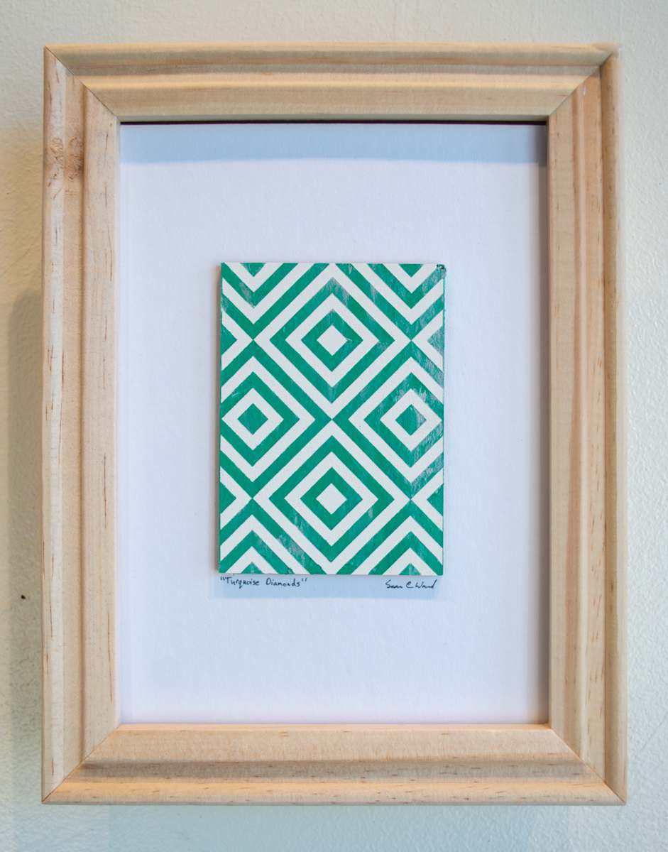 Turquoise Diamonds by Sean Christopher Ward, Image 1.